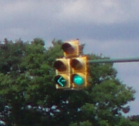 Five Section Left Turn Signal Head