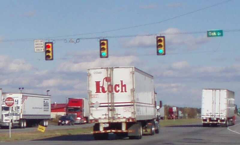 Traffic Signal, US 30 at Oak Road, Plymouth, Indiana