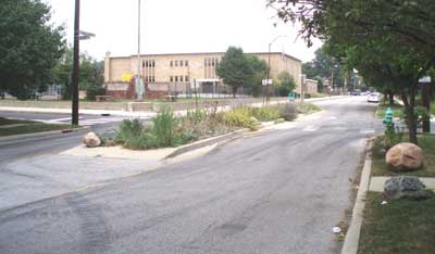 Median Divider - 33rd and Penn Indy