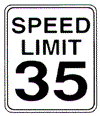 Speed Limit Sign